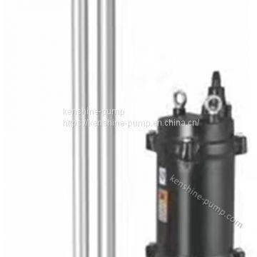 QW Submersible sewage pump with guide rail coupling device