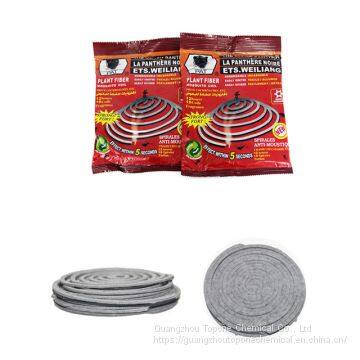 TOPONE Hot selling 5 Double Coils Natural Plant Fiber Moquito Repellent Coils Flies Repellent Incense