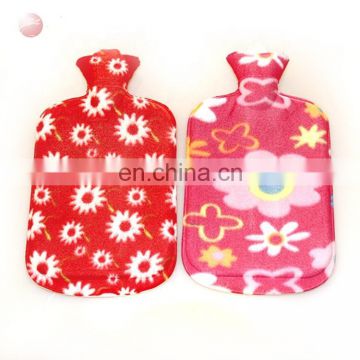 Factory Supply Rubber Hot Water Bag /Hot Water Bottle With Super Soft Plush Cover