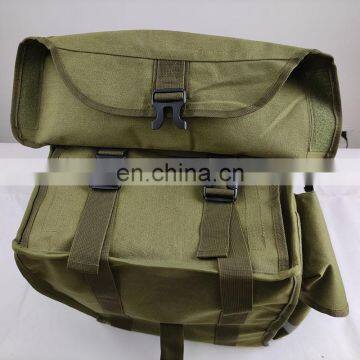 Durable Canvas Bicycle Saddle Bag Bike Travel Bag for Mountain Bike