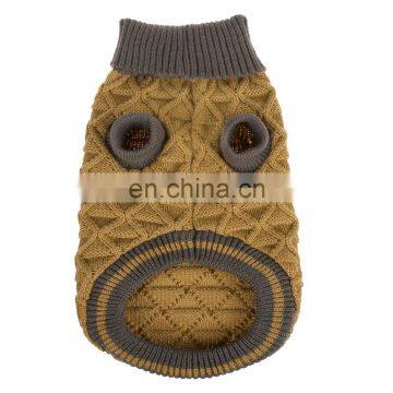 Wholesale Factory Manufacturer Custom Cotton Hand Crochet Knitted Cat Pet Dog Clothes Sweater For Dog photo-6