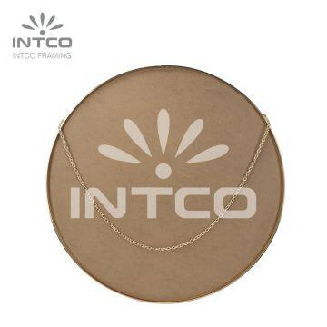 Metal Framed Decorative Wall Mounted Mirror With Hanging Chain, Aluminum Framed Mirror, Custom Mirror Frames photo-5