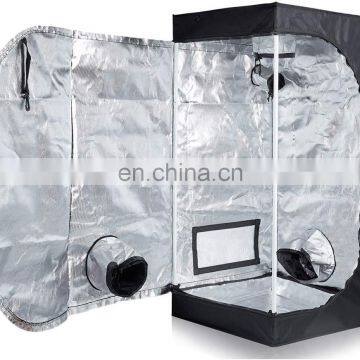 48"x48"x80" Grow Tent, Reflective Mylar 600D Oxford Fabric Growing Room, with Waterproof Floor Tray for Indoor Hydroponic Plants