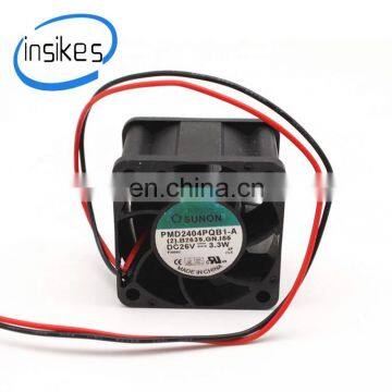 PMD2404PQB1-A DC24V 4.1W 40*40*28mm Double Ball Inverter Cooling Fan Industrial Fan photo-4