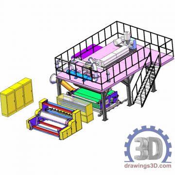Medical Face Mask Making Machine Drawing photo-5