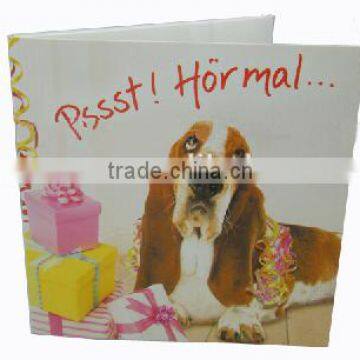 Custom Factory Price Flashing Assorted Music Thanksgiving/christmas/happy Birthday Greeting Card