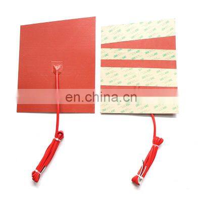 230 Volt 1200w Customized Flexible Pad Silicone Rubber Heater 250x1000 mm photo-5