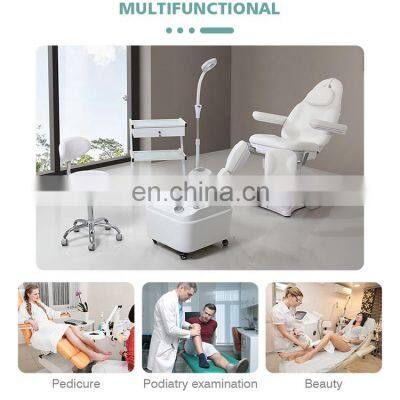 Electric Pedicure Spa Chair Podiatry Chair Aesthetic Chair Split Leg Recline and Tilt Adjustable photo-4