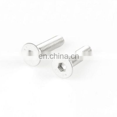 m3x6 screws 12,9 din7991 Stainless steel carbon steel hexagon socket csk head captive screw flat head machine screw