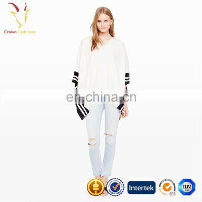 Winter Warm Knit Women Poncho Wholesale Cashmere Poncho photo-5