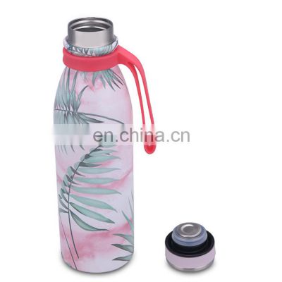 Portable 500 ml custom vacuum flask thermos drinking bottle insulated cup for camping