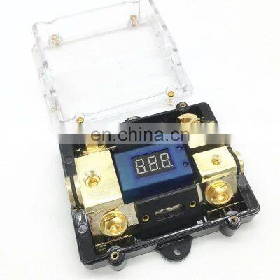 LED Car Audio Distribution Fuse Block Stereo Power Fuse Holder Box With 100A Fuse