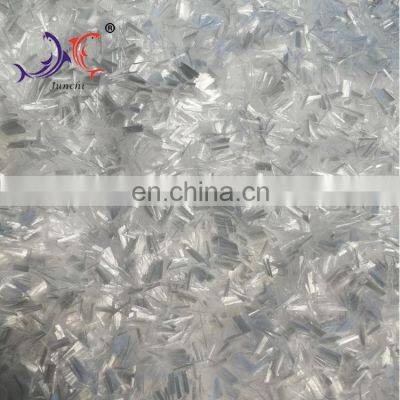 High tenacity 12 mm pp reinforcement concrete Fiber pp yarn fiber for construction