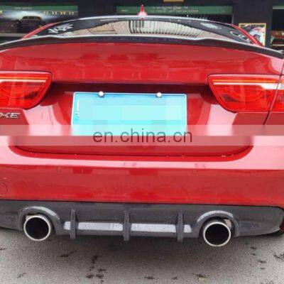 Carbon Fiber Auto Rear Diffuser Lip for Jaguar XE 2015 2016 photo-4