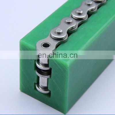 uhmwpe plastic round cap side guide rail with stainless steel