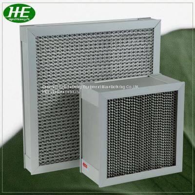 Hepa Deep Pleat Hepa Filter With Aluminum Frame