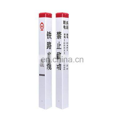 UV Protection Fiberglass Utility Marker Post Road Marker Post