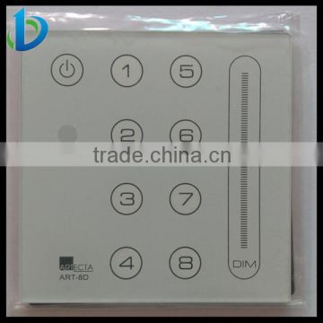 Silkscreen printing switch glass, light switch glass