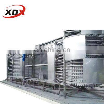 Iqf Conveyor Double Spiral Blast Freezers Machine Manufacturers For Freezer Shrimp photo-4