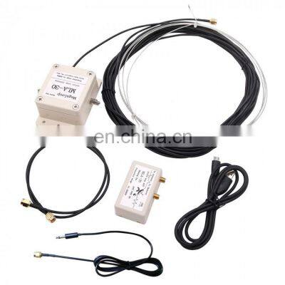 MLA-30+ Shortwave 100KHz-30MHz Active Loop Antenna with 1.2M to 3.5mm Universal Adapter Cable