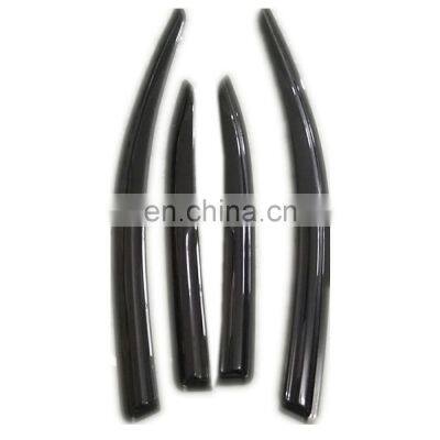 1.2mm Acrylic Car Weather Shield Window Visor Black Smoke Door Visors For Vios 2014-2017