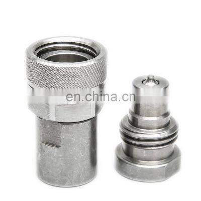 Hydraulic hand tool stainless steel Screw to connect couplings thread to connect high pressure quick couplings