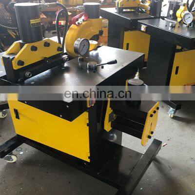 HW200 Hydraulic 3 in 1 Bending Cutting Punching Busbar Processing Machine photo-3