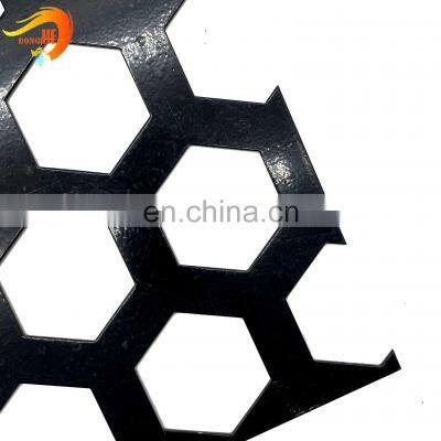 Custom Hexagonal Hole Perforated Metal Mesh for Ceiling Mesh photo-2