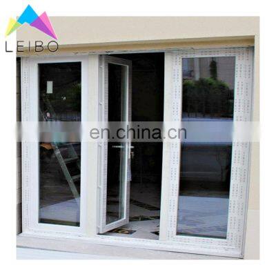 UPVC CASEMENT Door Plastic Single Glazed Kitchen Casement Swing Door photo-3