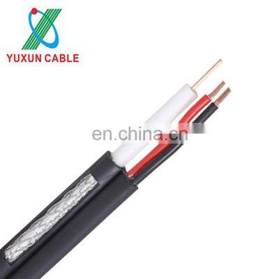 Reasonable Price 75 Ohm Mini Coax Coaxial RG59+2 Composite Cable photo-4