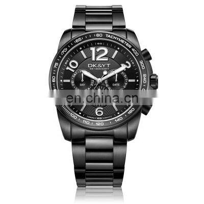 Factory Wholesale Hot Sales Quartz Brand Stylish Design Stock Luxury Small Quantity Bracelet 316l Stainless Steel Men Watch photo-3