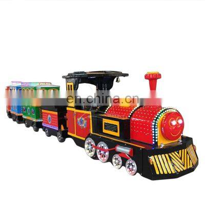 Customized Amusement Parks Trackless Train Rides for Kids Sightseeing Trackless Train Rides photo-2
