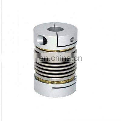 Spring Coupling Metal Bellows Clamp Type Spring flexible shaft Coupling for Step Moto CR Bore 4~35 mm