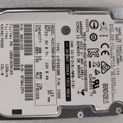 S26361-F5531-L530 A3C40178586 Fujitsu 300GB 15K SAS 12G 2,5