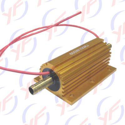 Water cooling type 500W golden aluminum housed fixed power resistor