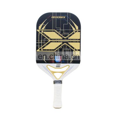 Carbon Fiber Pickleball Paddle Set 13mm Racquet Pickle Ball Racket Professional Lead Tape Cover for Beginners Advanced Players