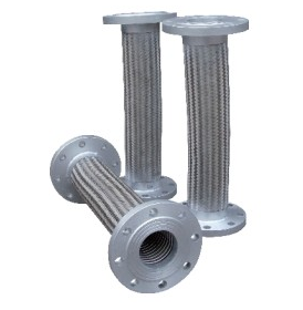 stainless Steel Flexible Joint Stainless Steel Bellows Braided Flexible Metal Hose With Flange End