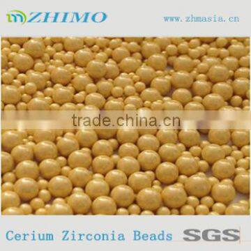 Structural zirconium grinding beads for industry ceramic use dia 1.0mm sintered CeO2