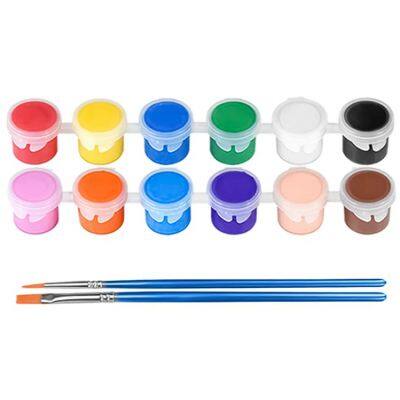 Promotional Acrylic Paint Non Toxic 5ml 6color Acrylic Paint for Canvas and Rocks