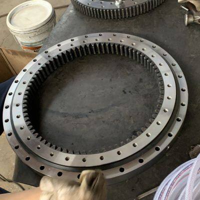 The Single-row Crossed Roller EFFER 340 5S Slewing Bearing External Gears Applicable to the Crane