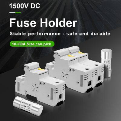 Solar 1500V DC Fuse Holder with 100A Fuse UL certification
