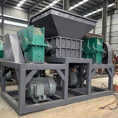 Plastikschredder, Plastikflaschenschredder, Doppelschneidwellenschredder, Industrieller Plastikschredder photo-4