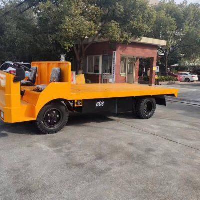 10-ton Battery-powered Flatbed Truck Without a Cab for Use in Large Machinery Factories photo-3