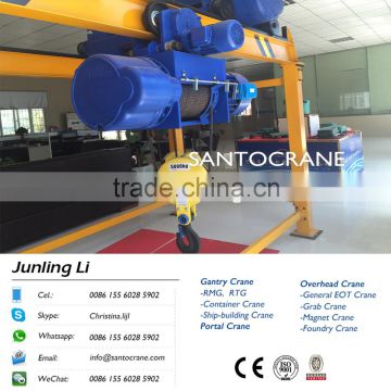 Widely Application Help Saving Labor Cost 2 Ton Electric Hoist Crane