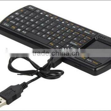 Palm-sized Mini Bluetooth Keyboard With Touchpad/flashlight/Backlit Keys for Ipad/iphone/laptop photo-2
