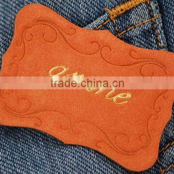 China Factory Price First Grade Jeans Leather Patches Excellent