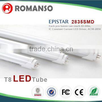 High efficiency 120lm/w 18w tube8 chinese sex led tube 8 china