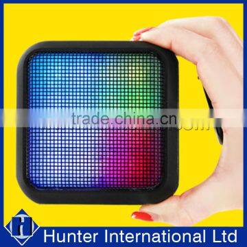 Portable Square LED Flashing Bluetooth Speaker