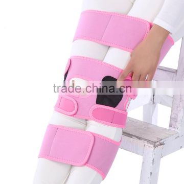 PU high elastic fiber with magnetic physical therapy correction leg belt for adult