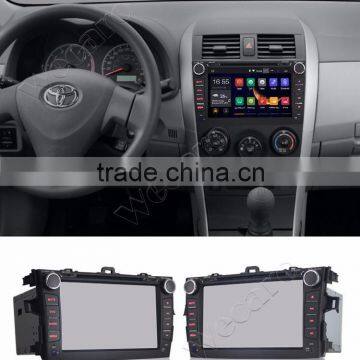 WECARO Factory OEM GPS Steering Wheel Pure Android 4.4 Car Multimedia Navigation System For Toyota Corolla 2006 - 2011 photo-3